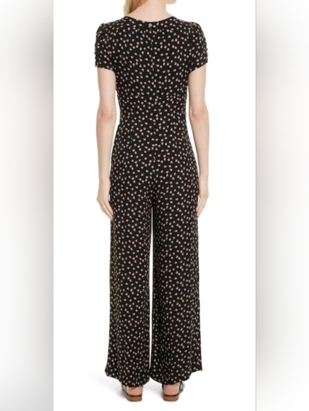 We The Free Mia Pink And Black Jumpsuit Size 2 - Picture 2 of 2
